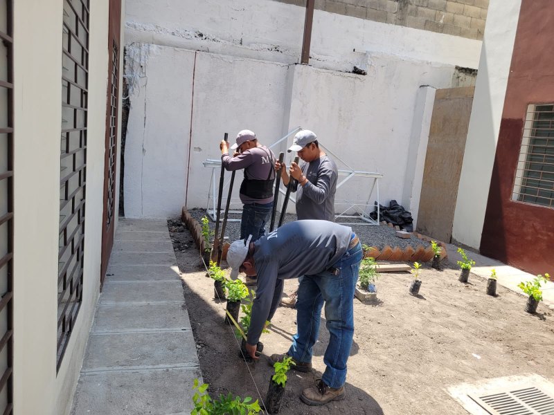 Detalles finales en áreas comunes marcan la etapa previa a la entrega de casas en el centro histórico capitalino.