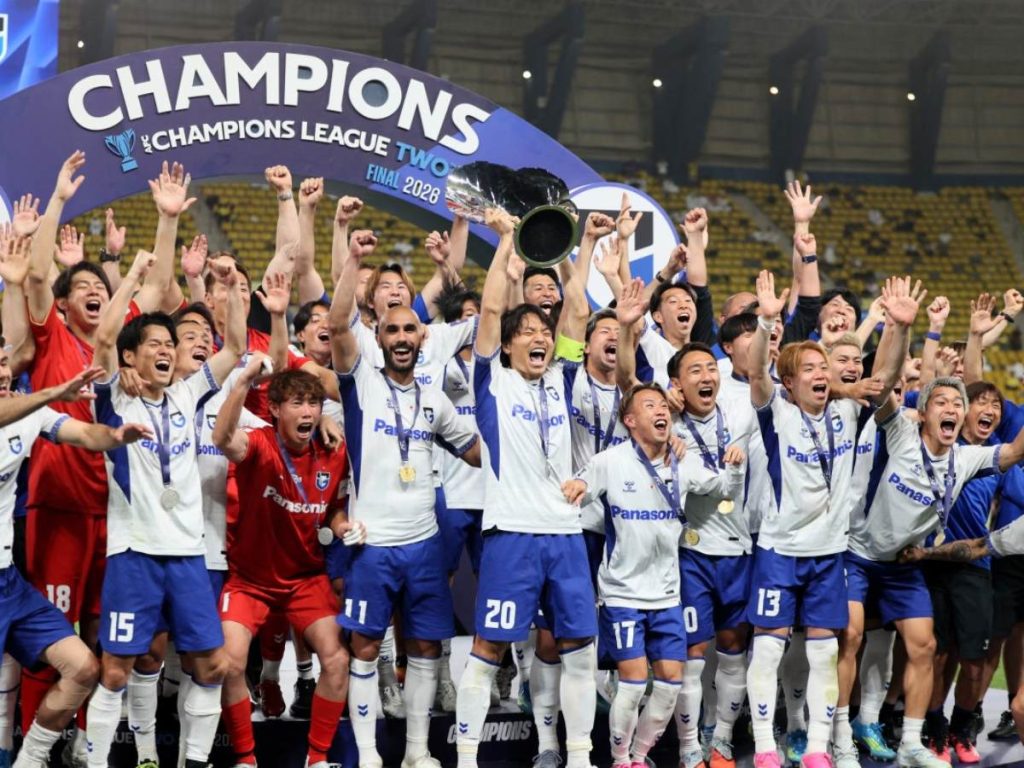 El Gamba Osaka, campeón de la Champions League Two. Foto AFP