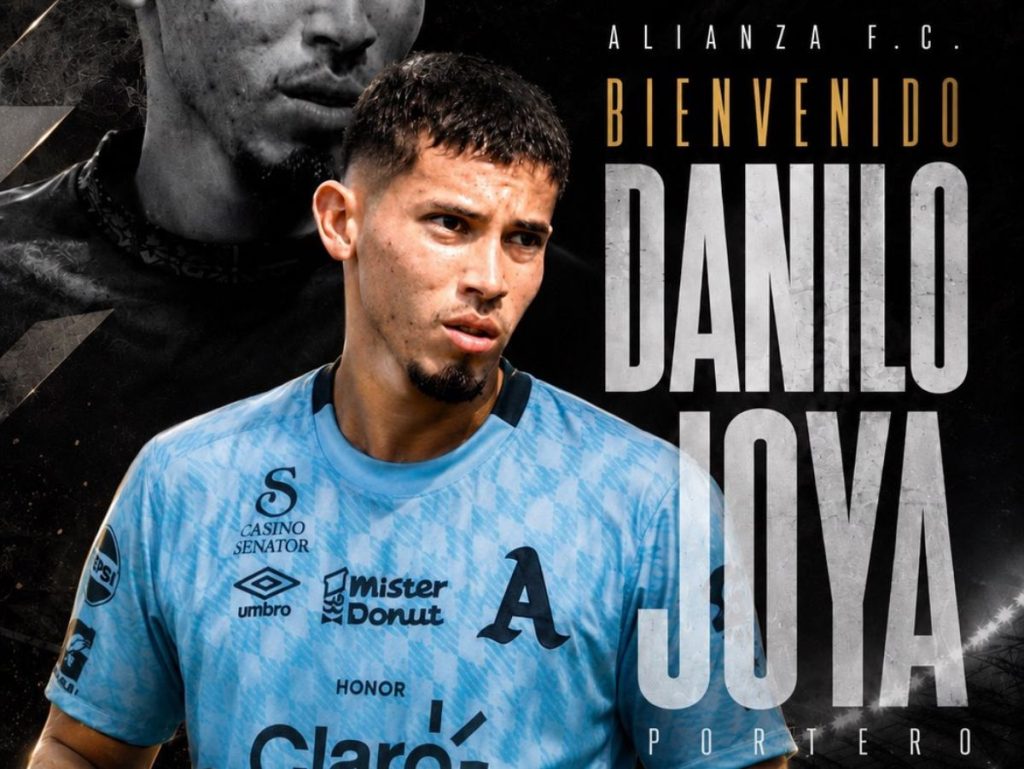 Danilo Joya, nuevo portero de Alianza. Foto Alianza