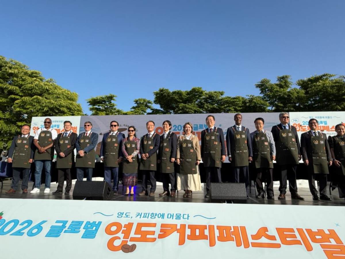 Café salvadoreño destacó en festival de Busan, Corea del Sur.