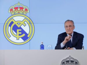 Florentino Pérez, presidente del Real Madrid. Foto EFE