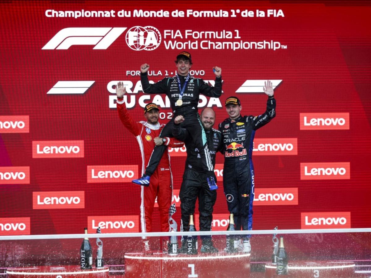 Kimi Antonelli ganó el Gran Premio de Canadá. Foto AFP
