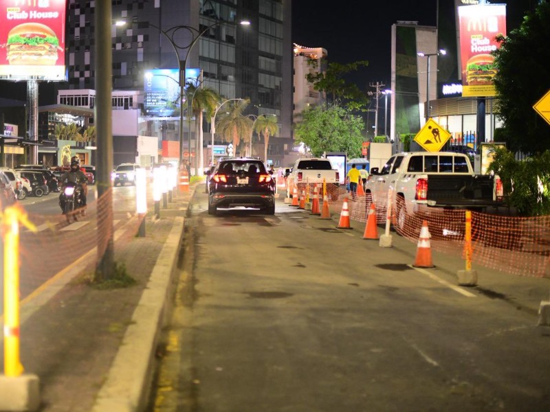 Las obras frente a Bambú City Center incluyen infraestructura para captar y drenar agua lluvia en la Zona Rosa.