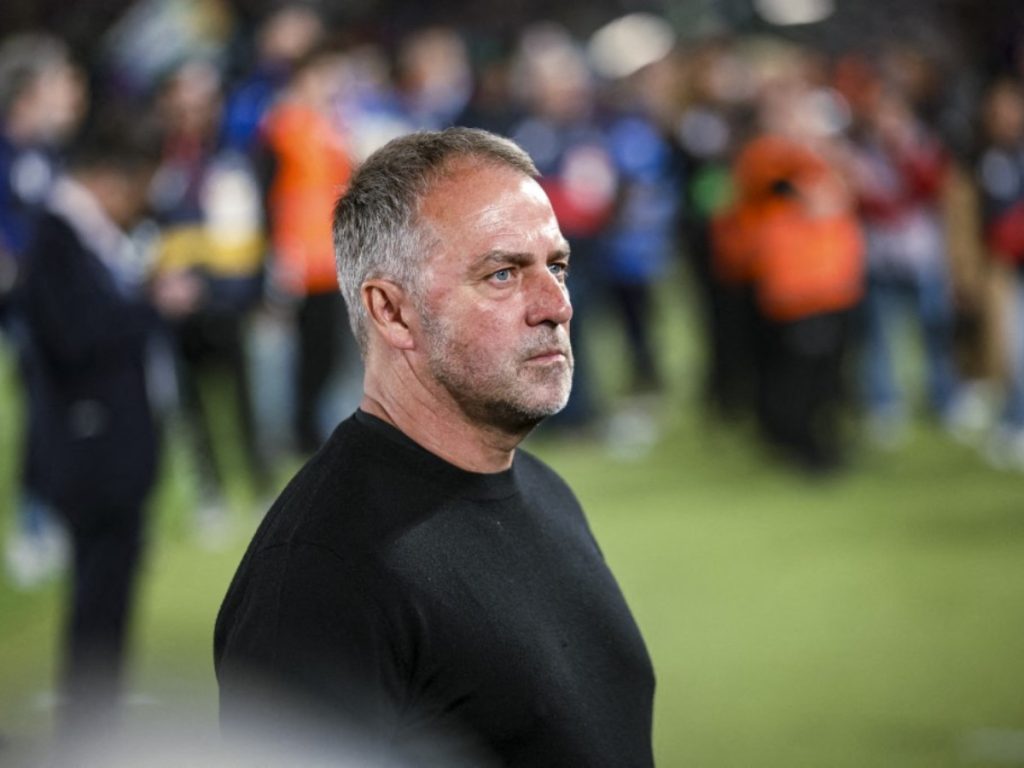 Hansi Flick, entrenador del Barcelona. Foto AFP