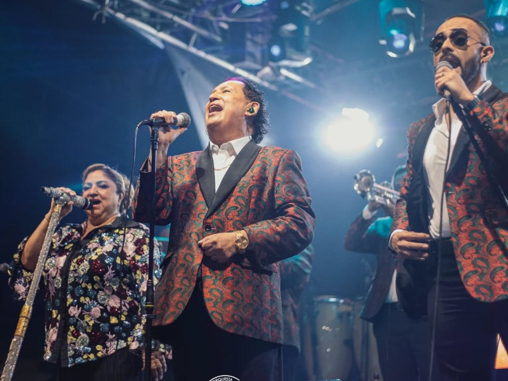 Los Hermanos Flores pondrán el sabor salvadoreño en la “Triple Flow Night” con sus éxitos de cumbia este miércoles en el Nivel 12 dentro del Estadio Cuscatlán. Imagen/ Cortesía