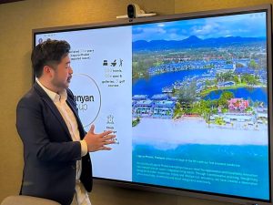 Representantes de la Embajada de El Salvador en Singapur se reunieron con ejecutivos de Banyan Group para presentar oportunidades de inversión turística en el país.