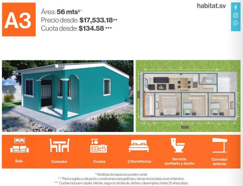 Hábitat para la Humanidad brinda asesoría personalizada a familias interesadas en construir su vivienda. Foto / Cortesía.