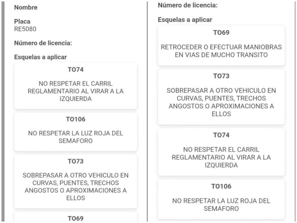 Autoridades impusieron múltiples sanciones al conductor y al remolque involucrado en el percance.