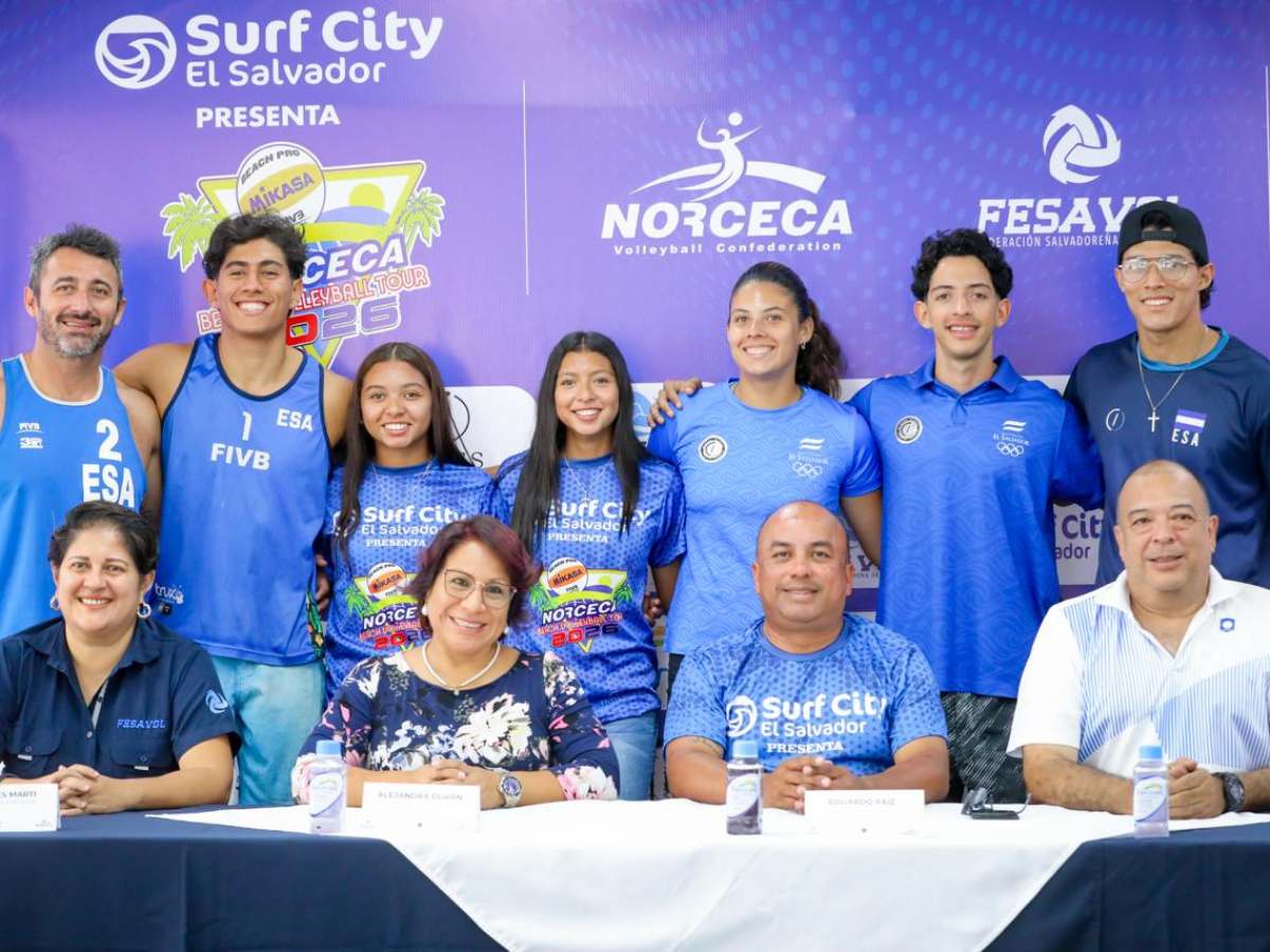 Atletas del Norceca Beach Volleyball Tour 2026 buscarán sumar puntos en el circuito continental en San Salvador.