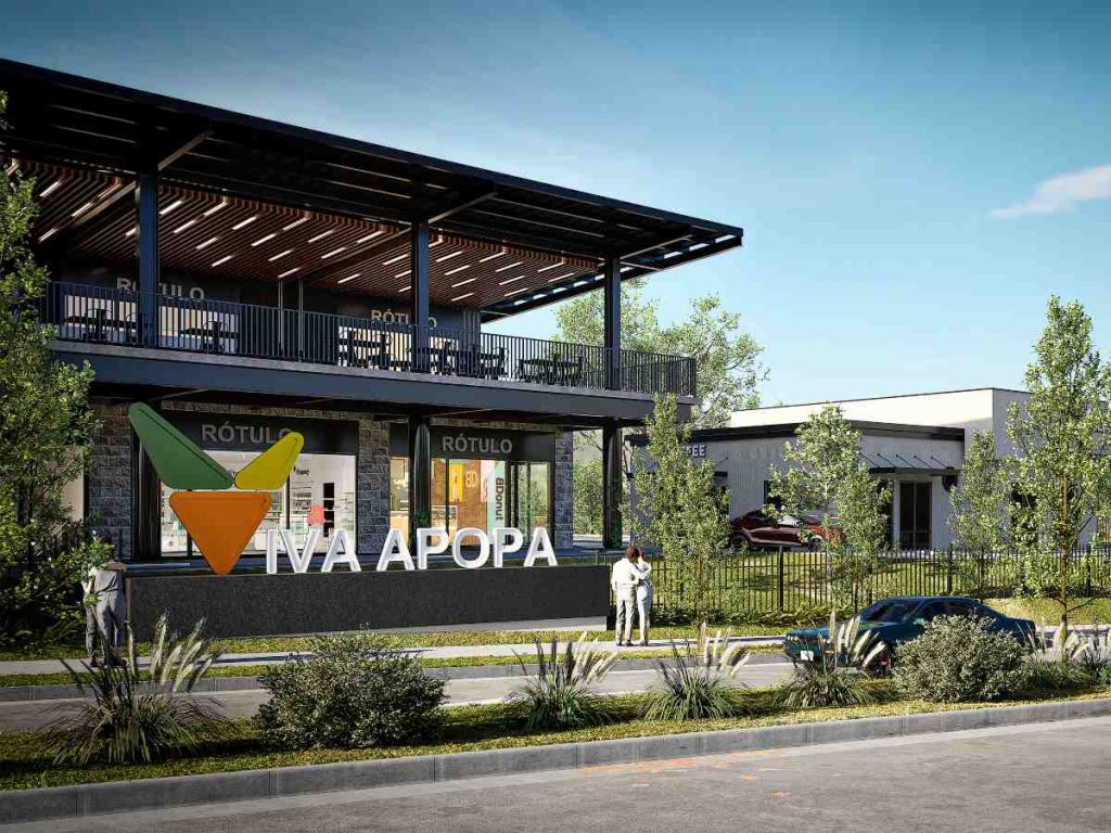 Autoridades de Gobierno, empresarios y representantes municipales participaron en el lanzamiento oficial del nuevo complejo habitacional y comercial en Apopa.

