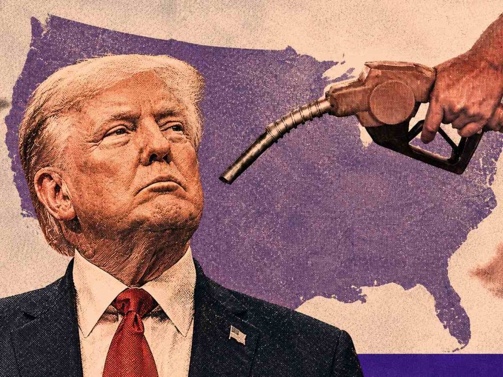 Trump busca suspender impuesto a la gasolina para bajar precios