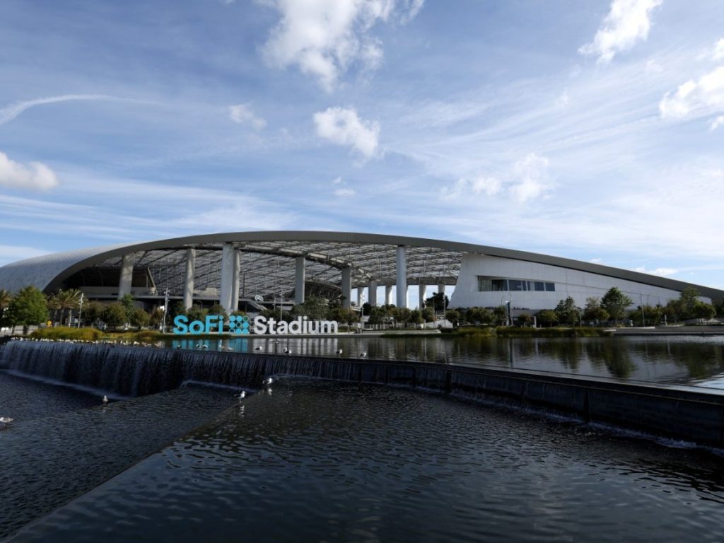 SoFi Stadium en Inglewood. Foto AFP