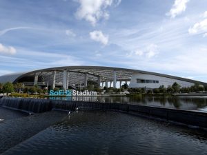 SoFi Stadium en Inglewood. Foto AFP