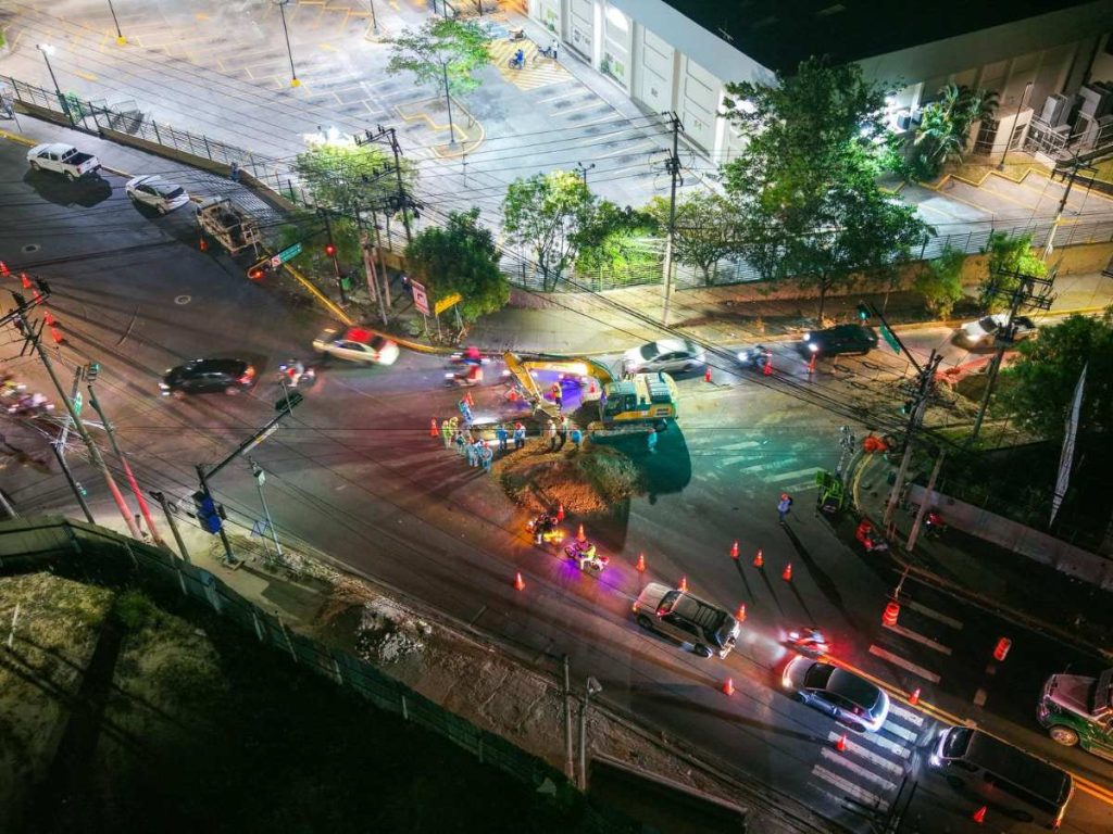ANDA mantiene circulación controlada en Ilopango por obras en la zona