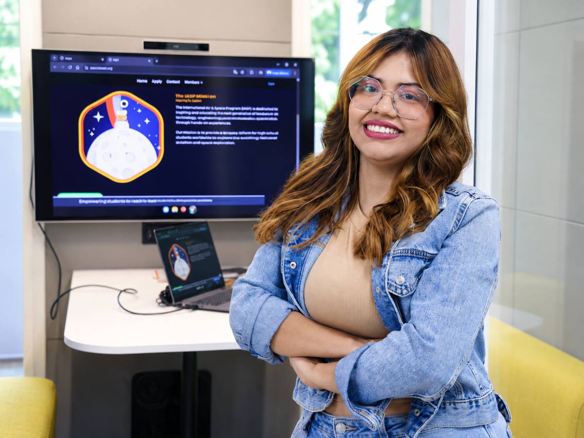 ues-estudiante-NASA-Ariel Torres, estudiante de Ingeniería Mecánica