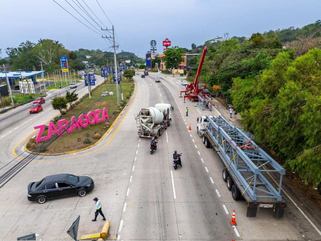 El primer cierre de carril será entre la noche del 1 de junio y la madrugada del 2 de junio en dirección al Puerto de La Libertad.