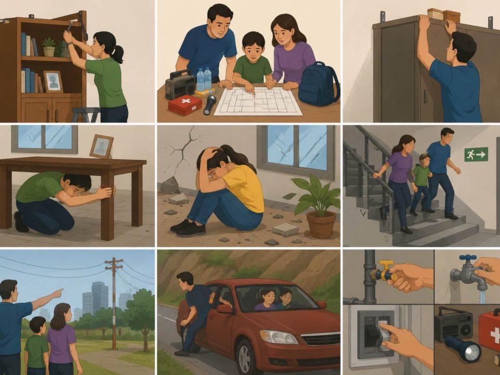 Mantener la calma y seguir las recomendaciones oficiales puede salvar vidas antes, durante y después de un terremoto.