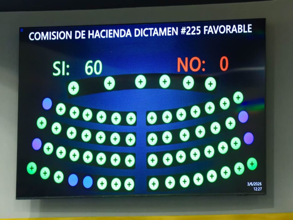60 votos a favor