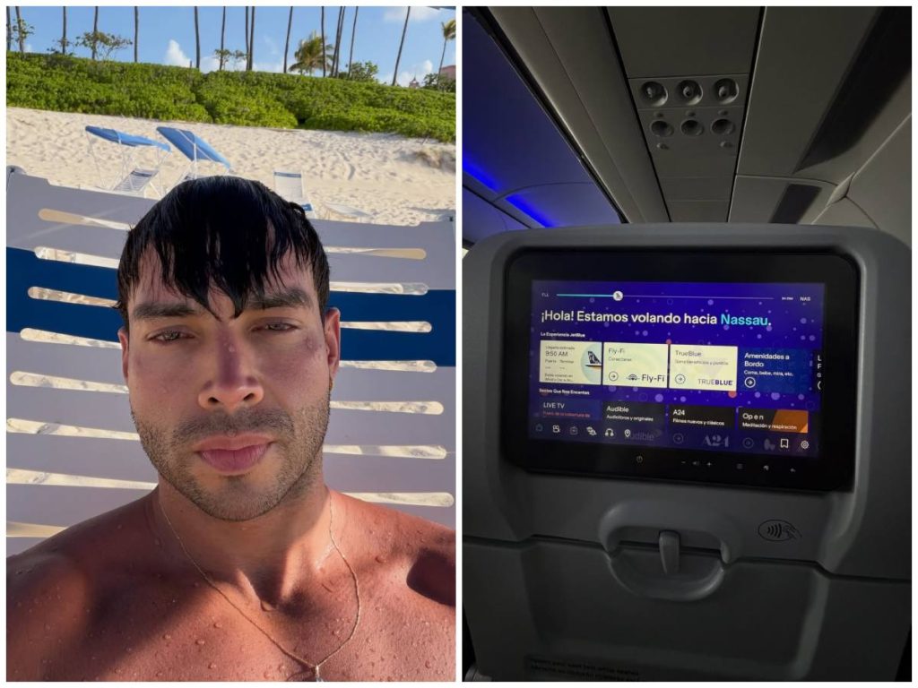 Carlos Arias compartió imágenes desde Bahamas y avivó las pistas sobre su posible romance con Sheynnis Palacios.