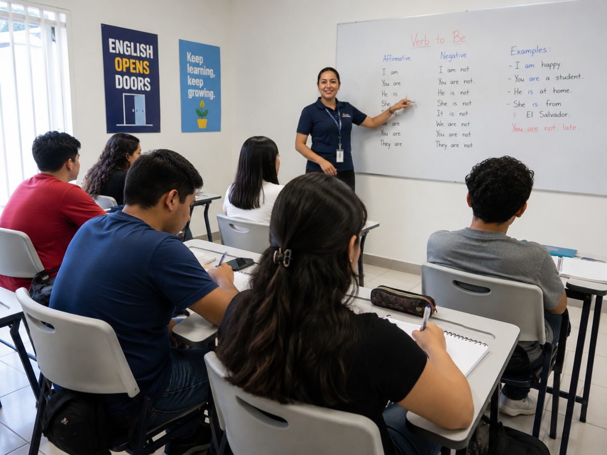 Clases-inglés-estudiantes-maestra-profesora