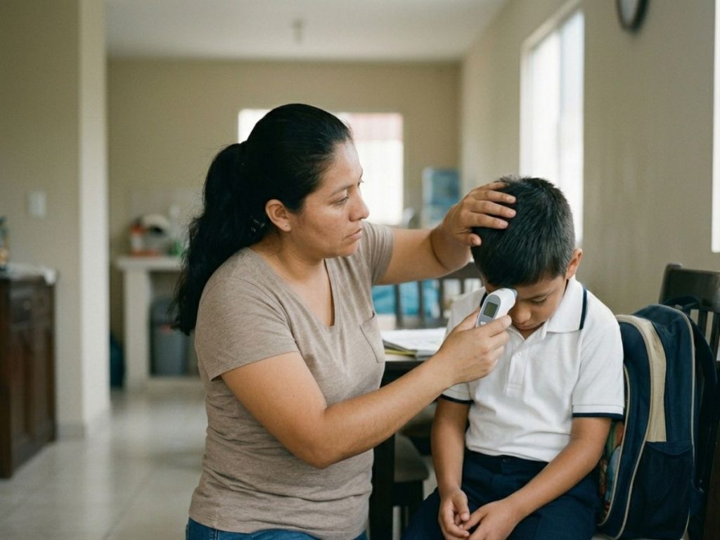 Enfermedad-fiebre-prevención-salud-estudiante