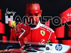 Lewis Hamilton de Ferrari en Gran Premio de Fórmula 1 de Barcelona
