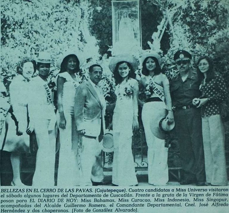 El Salvador recibió a concursantes de todo el mundo durante Miss Universo 1975. 