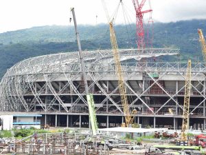 El estadio está previsto para ser terminado en el 2027. Foto Miguel Lemus