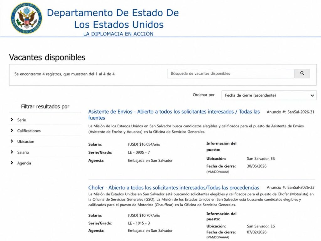 Plataforma de Embajada-Estados-Unidos