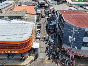 Soyapango-intervención-vendedores en la 8.ª Avenida Norte de Soyapango