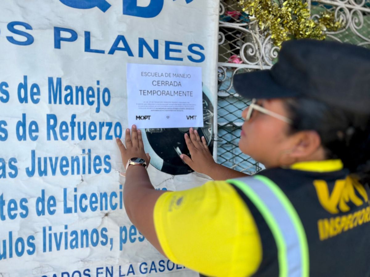 VMT-cierre-temporal-escuela de manejo