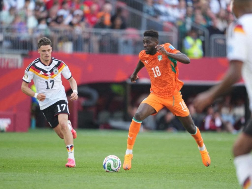 Alemania remontó para ganarle 2-1 a Costa de Marfil en la fase de grupos del Mundial 2026. Foto AFP