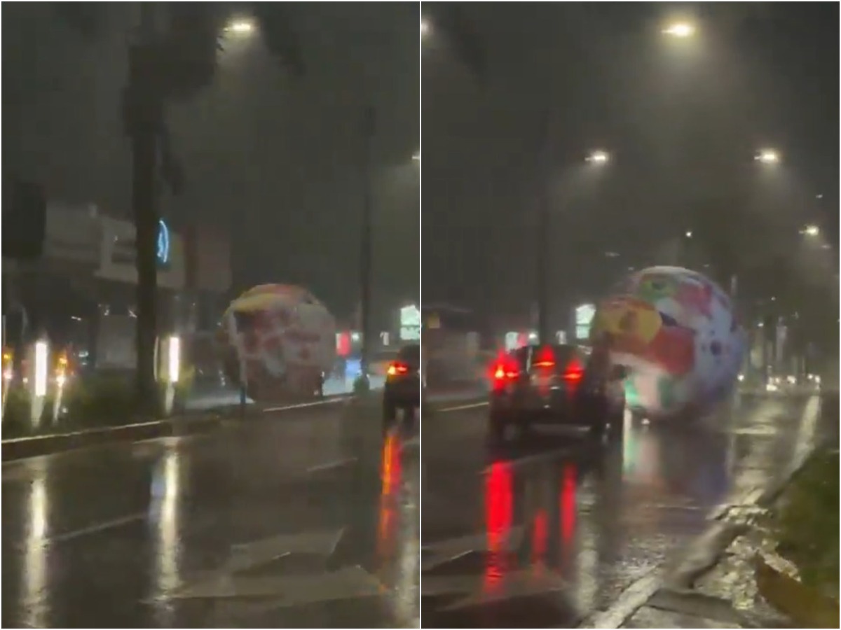 Balón Zona Rosa. Foto Captura de Pantalla