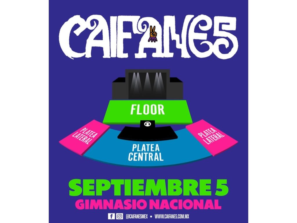 Los boletos para el concierto de Caifanes en el Gimnasio Nacional estarán disponibles desde el 5 de junio a través de Fun Capital y Todoticket El Salvador.
