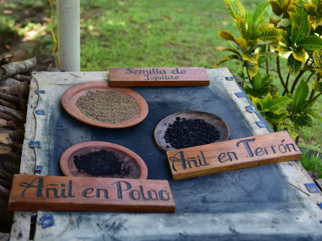 El recorrido muestra cada etapa, desde el cultivo hasta el teñido artesanal.