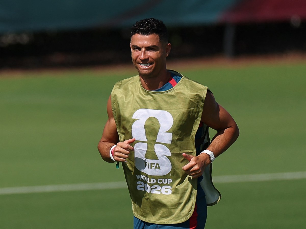 Cristiano Ronaldo jugará con Portugal su segundo partido del Mundial ante Uzbekistán. Foto AFP