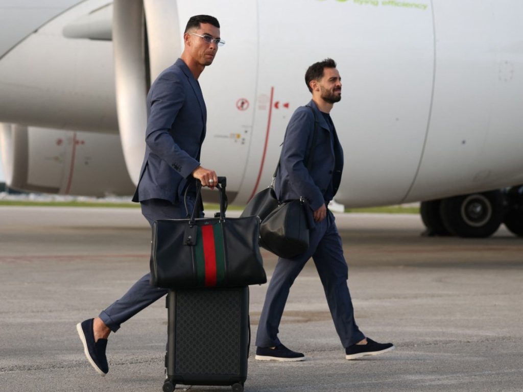 Cristiano Ronaldo llegando al Mundial 2026. Foto AFP