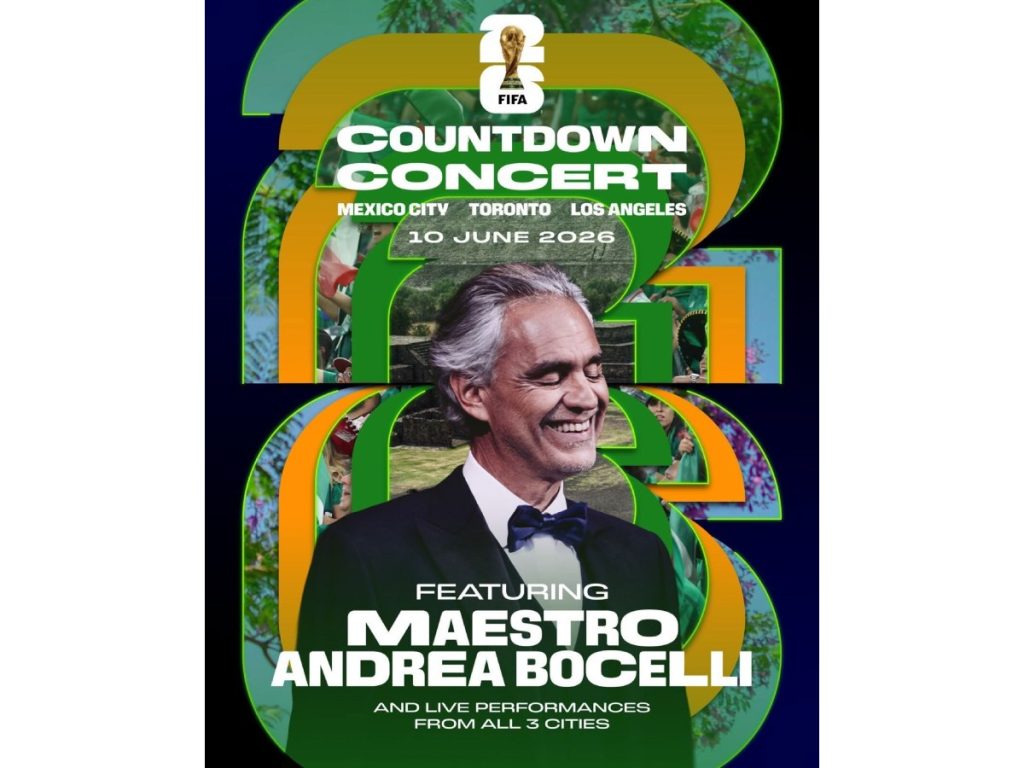 Andrea Bocelli, David Guetta, Megan Thee Stallion y EJAE unen sus talentos en "DNA", el himno oficial de la Copa Mundial de la FIFA 2026.