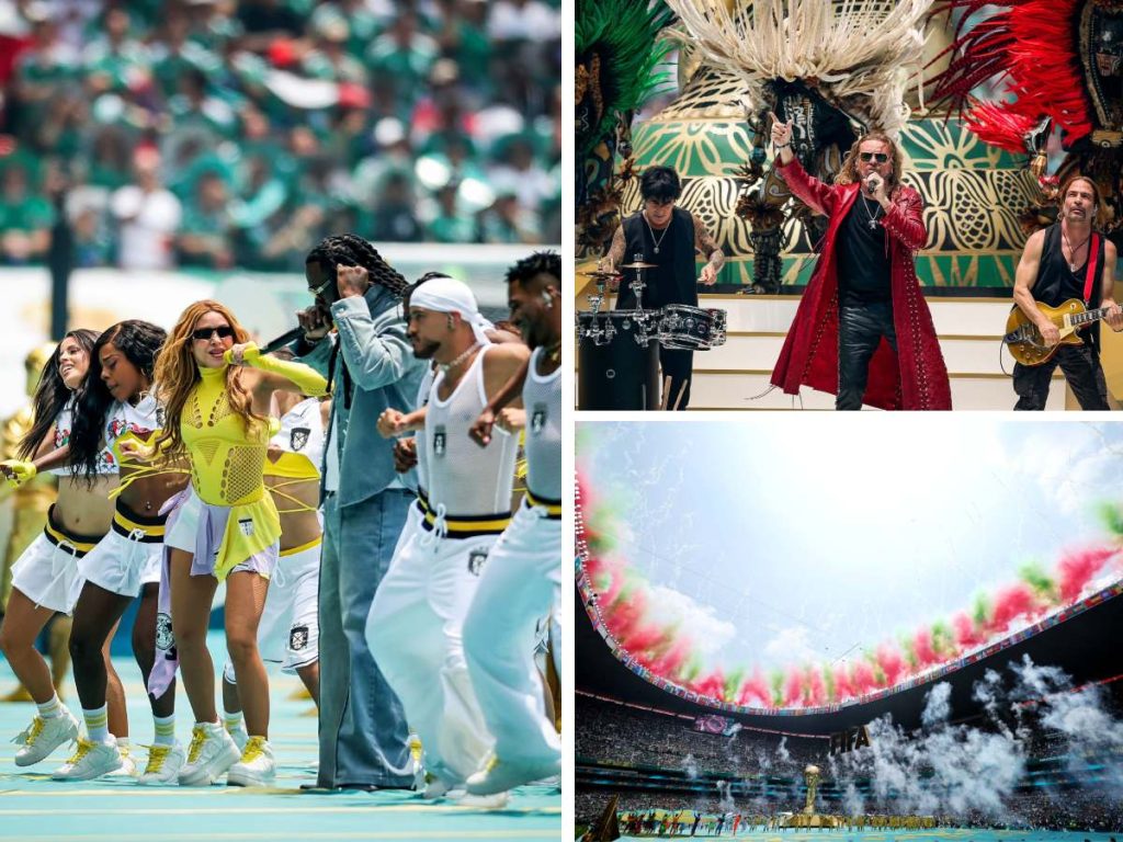 La ceremonia marcó el inicio del torneo antes del partido inaugural entre México y Sudáfrica.
