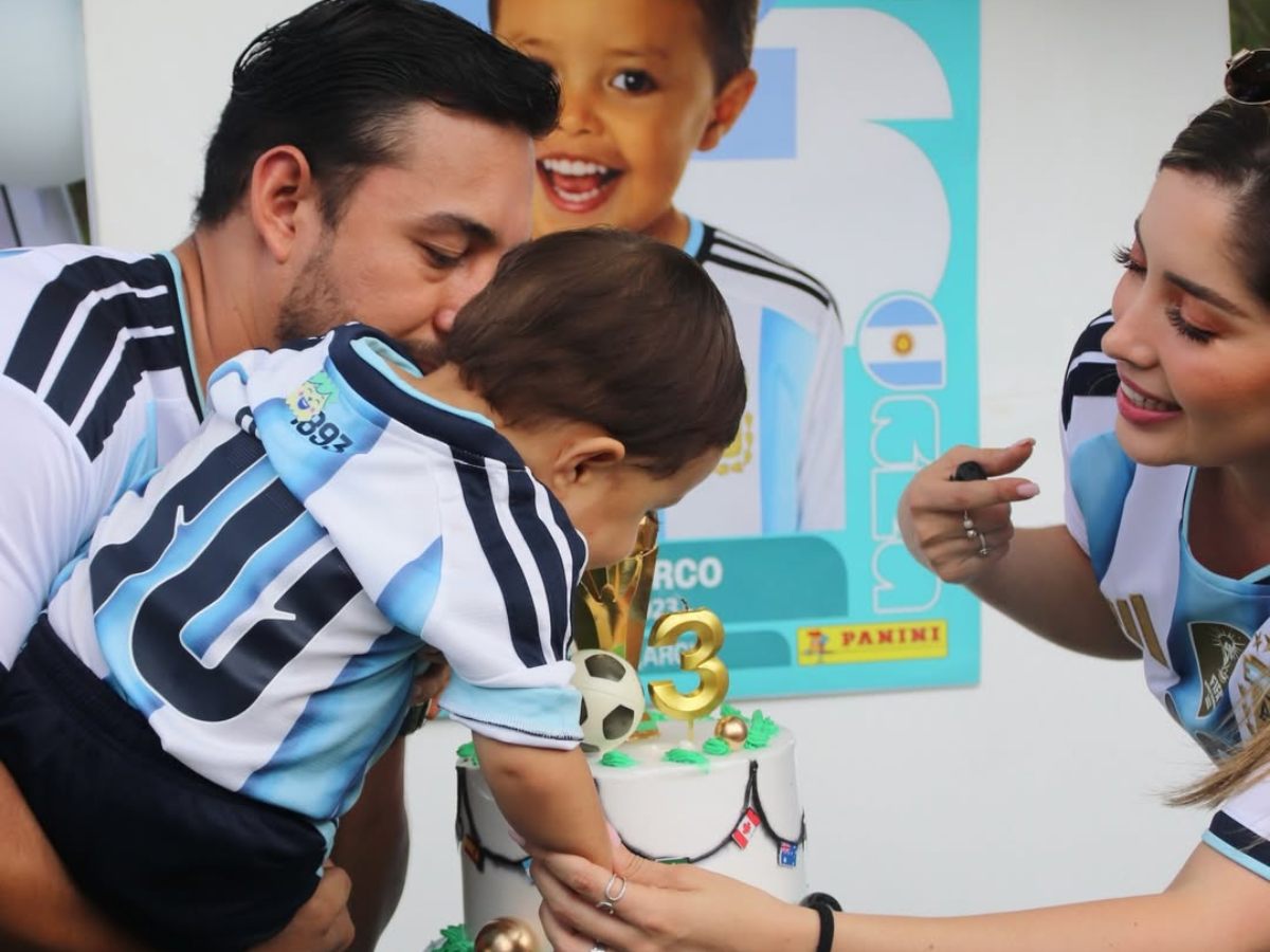 Gianmarco sopló sus velitas rodeado de amor, fútbol y los detalles que hicieron inolvidable su tercer cumpleaños.
