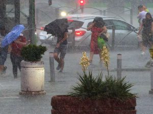 Lluvias intensas.