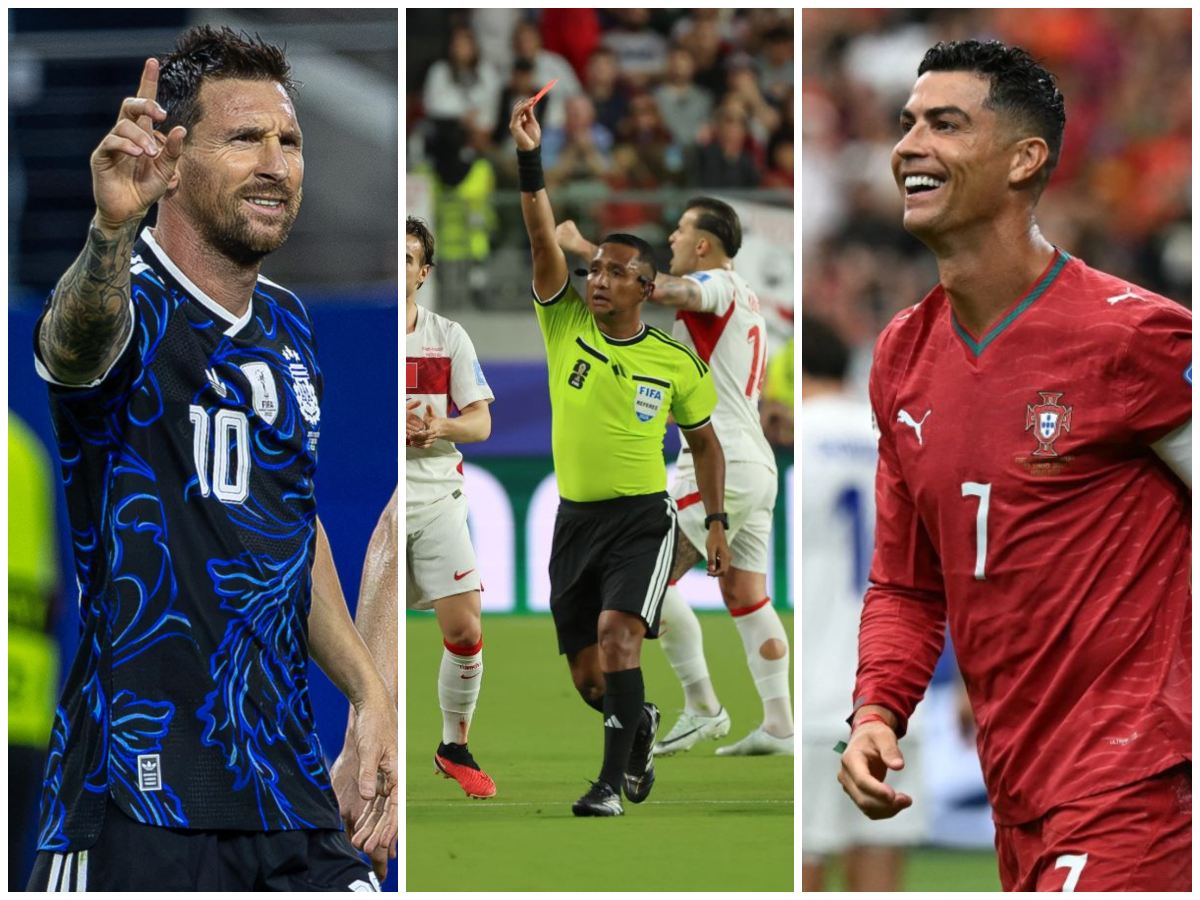 Messi Barton y Cristiano. Foto AFP