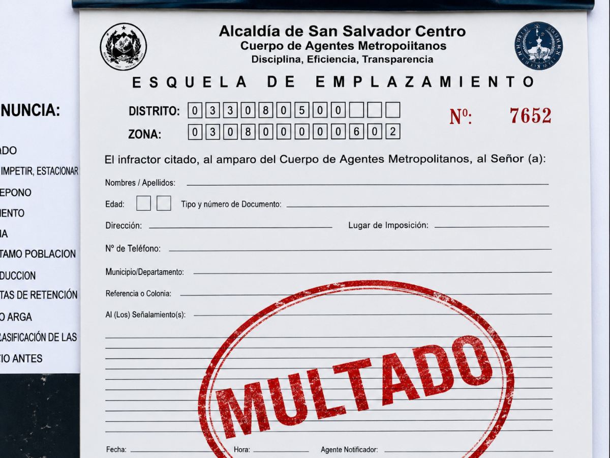 Orinar en la vía pública puede generar multas de $15 a $50 en San Salvador Centro, según la ordenanza de convivencia ciudadana.