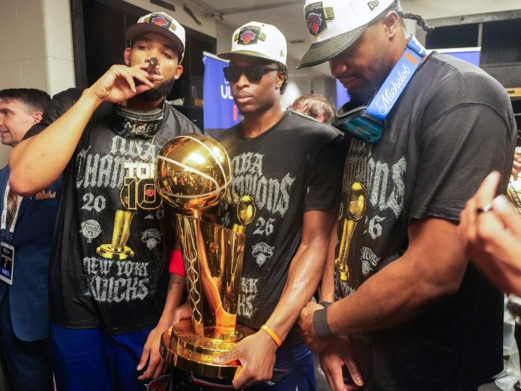 New York Knicks campeones de la NBA. Foto EFE