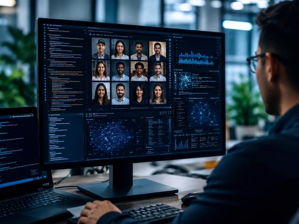 Inteligencia artificial en El Salvador / Foto IA.
