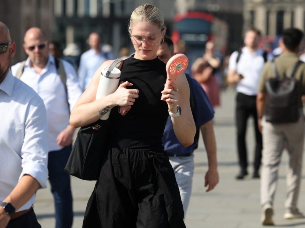 Ola de calor afecta europa. Foto AFP