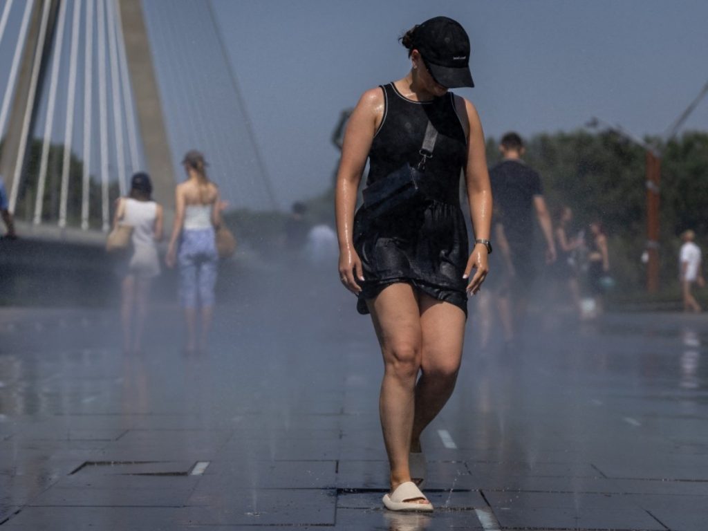 Ola de calor en Europa. Foto AFP
