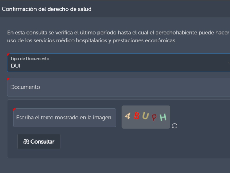 El trámite para verificar tu derecho de salud está disponible de forma gratuita en el sitio web oficial del ISSS.