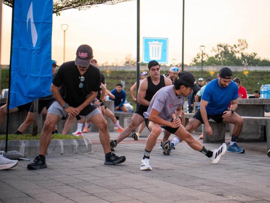 El Ministerio de Obras Públicas destacó el uso de espacios seguros para la práctica deportiva.