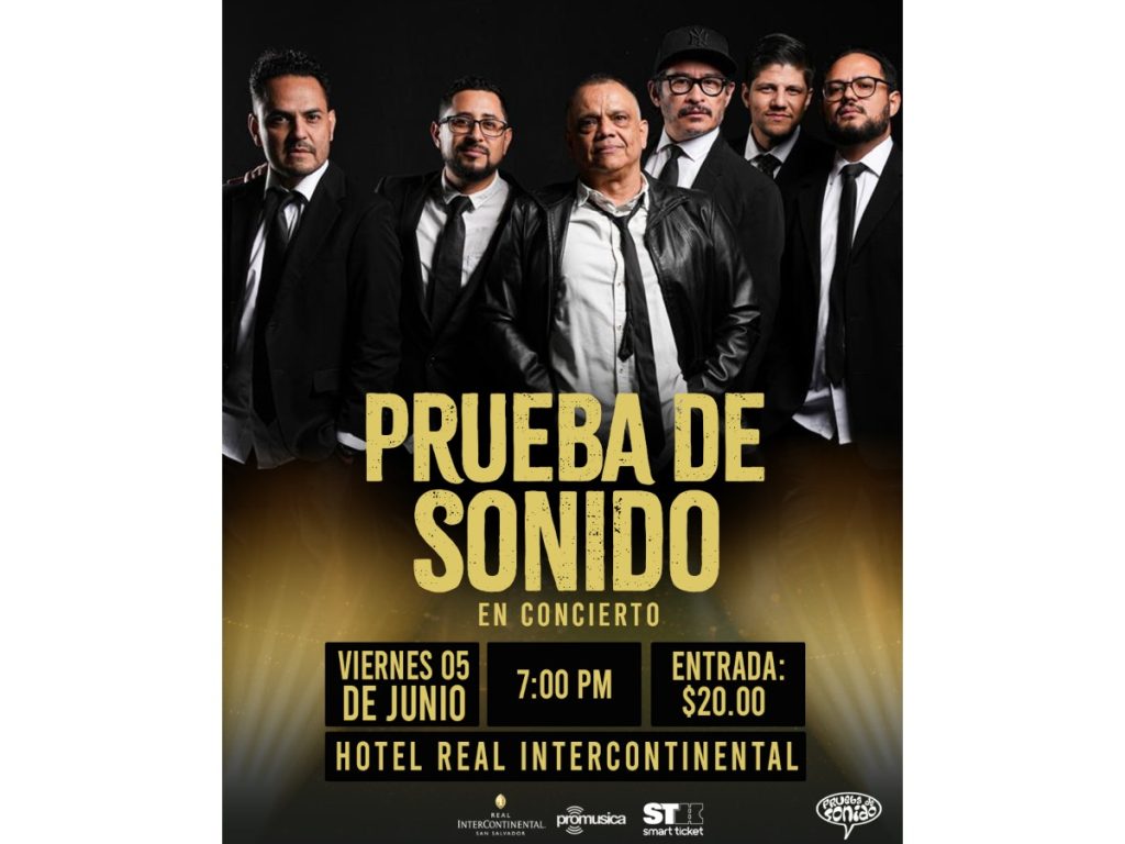 Prueba de Sonido celebrará 35 años de trayectoria con un concierto especial en el Hotel Real InterContinental, donde interpretará sus mayores éxitos y estrenará nueva música.